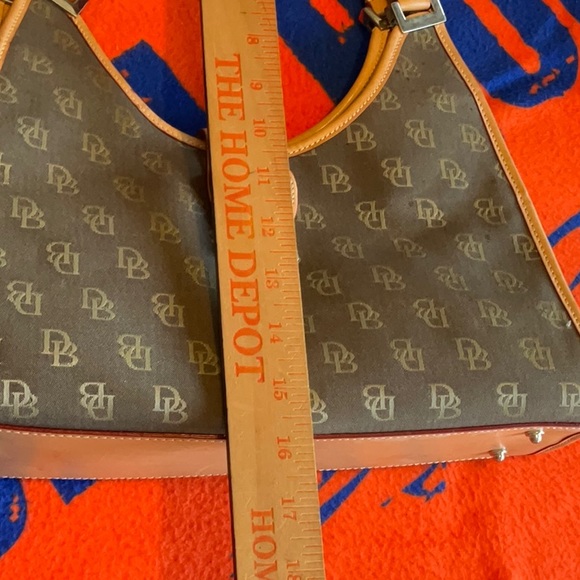 Dooney & Bourke Vintage Set of 3 Taupe Canvas & Tan Leather Bags, Preowned - Picture 5 of 16